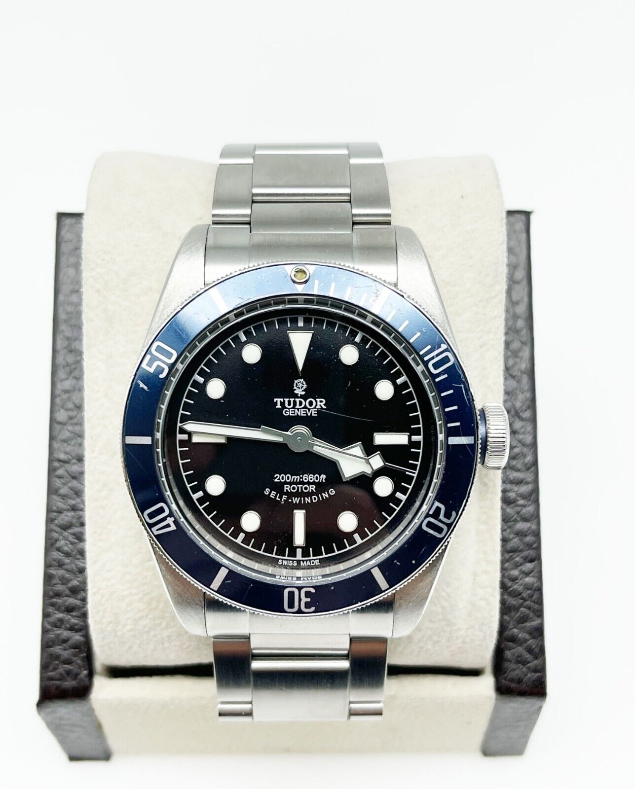 Tudor Heritage Black Bay 79220 Blue Bezel Stainless Steel Box Booklet