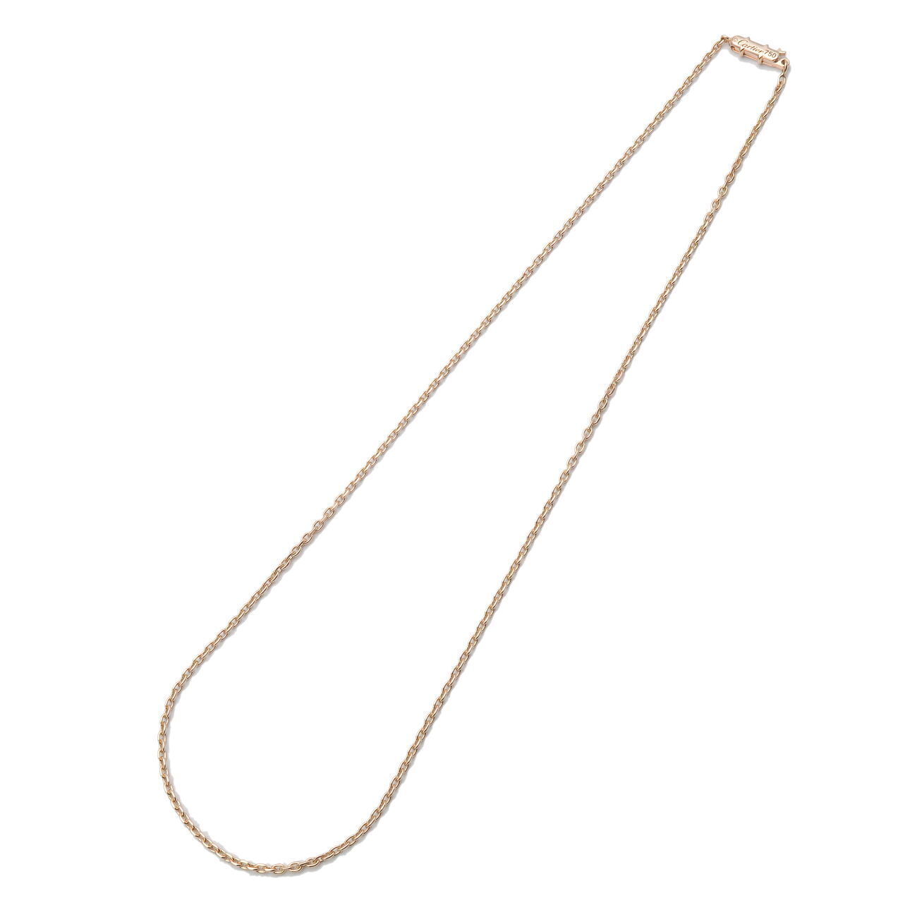 Authentic Cartier Link Slave Necklace K18PG 750PG Rose Gold Used F/S