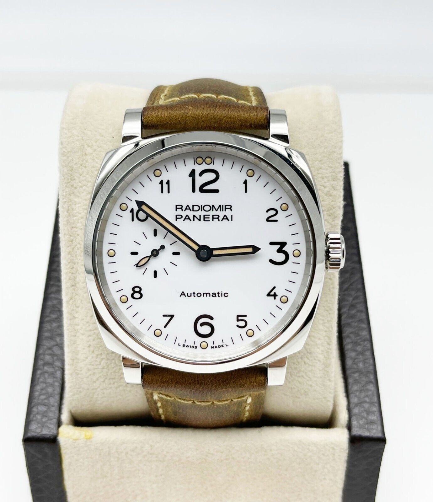 Panerai PAM00655 Radiomir 1940 Automatic White Dial Stainless Steel