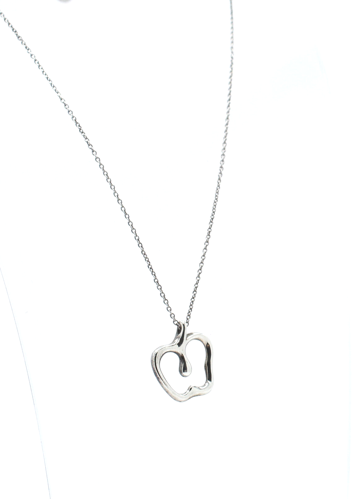 Tiffany & Co. Elsa Peretti Spain Sterling Silver Apple Necklace