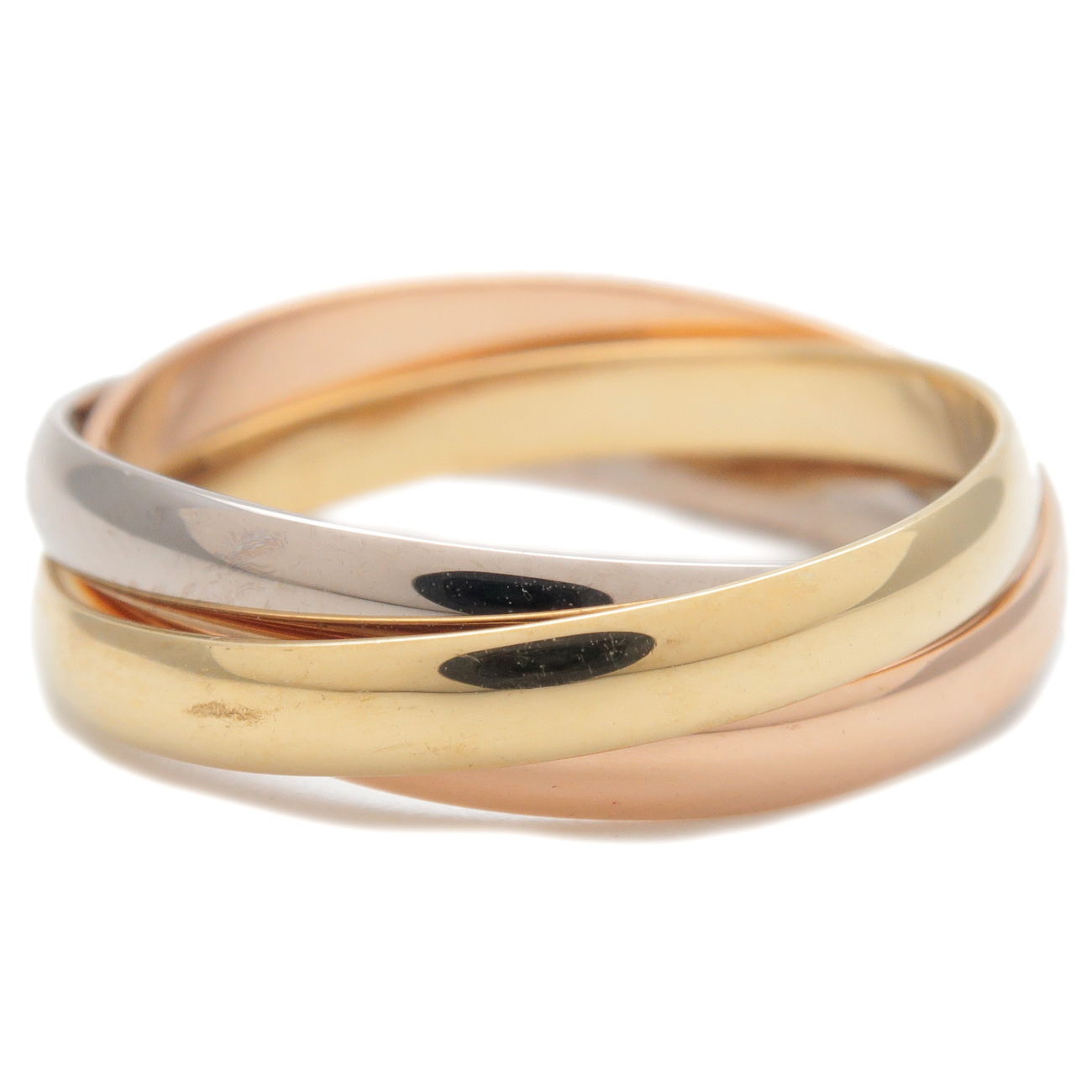 Cartier Trinity Ring K18 750YG/WG/PG