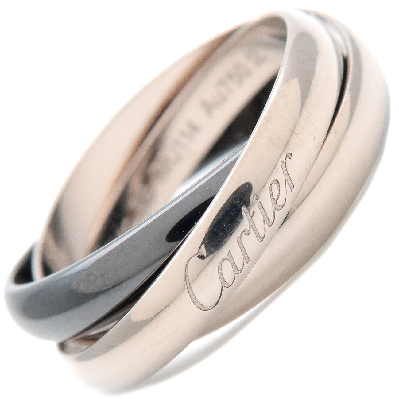Cartier Trinity Ring K18 Black Ceramic | Cartier | Buy at TrueFacet