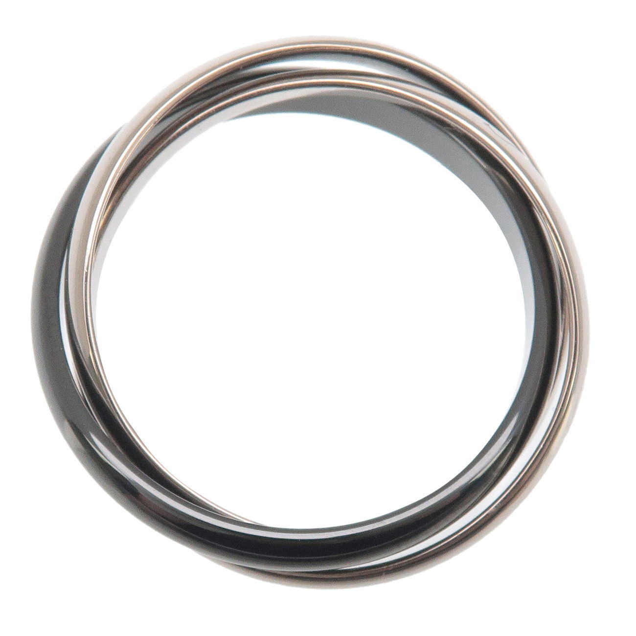 Cartier トリニティ Cartier Trinity Ring K18 Black Ceramic | Cartier | Buy at TrueFacet