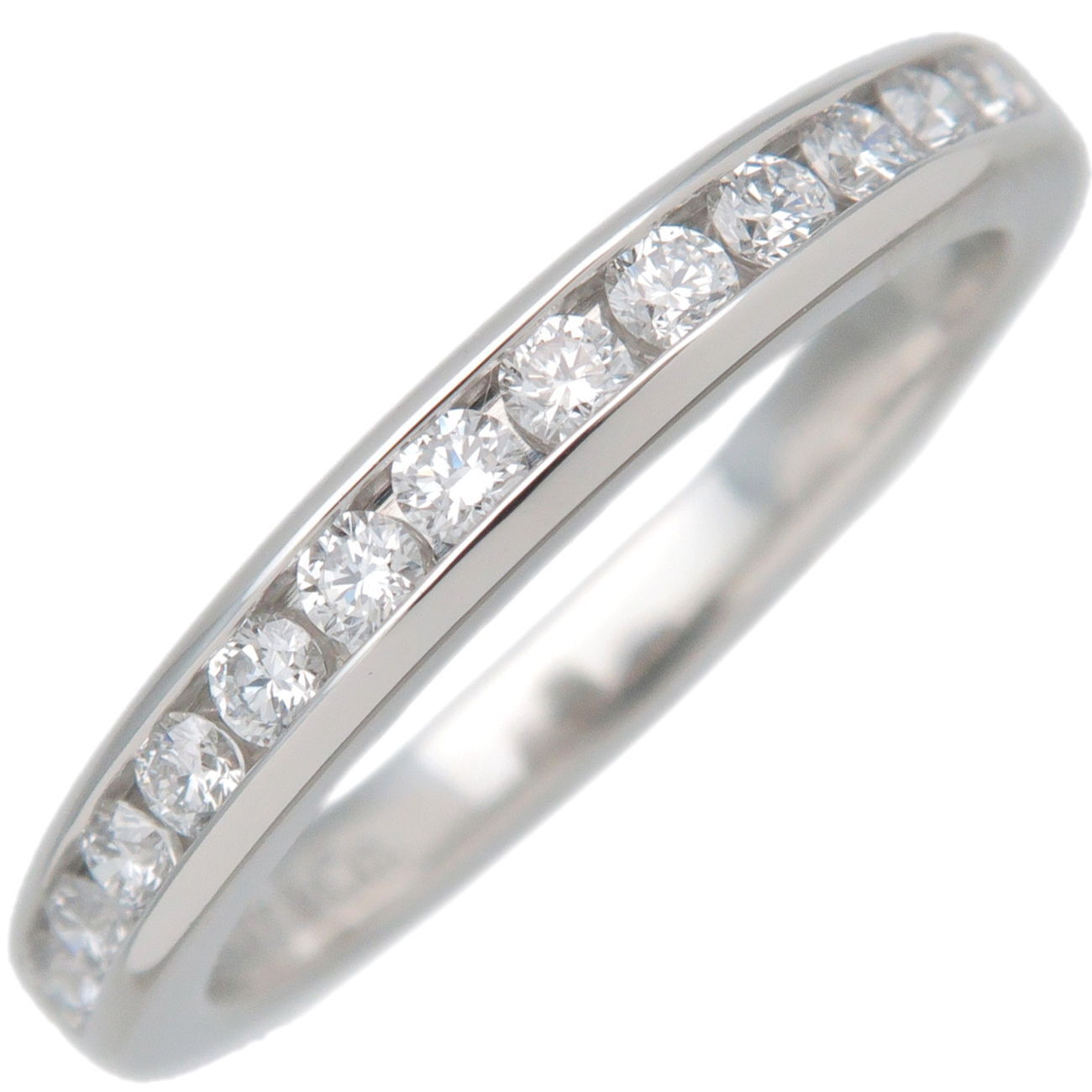 Tiffany  Co. Half Circle Channel Setting Diamond Ring