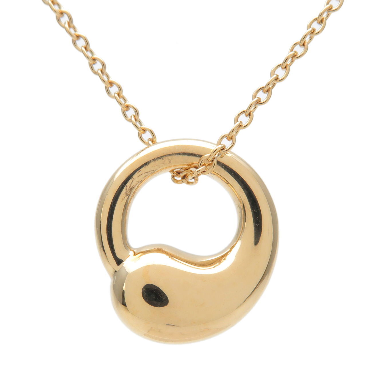 Tiffany  Co. Eternal Circle Necklace Yellow Gold