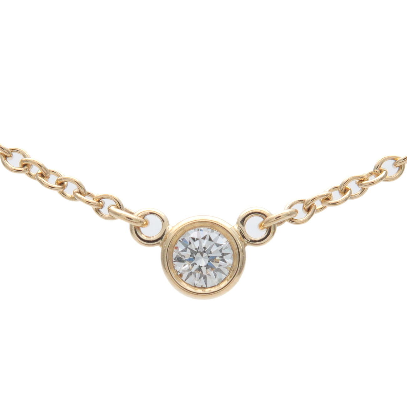 Tiffany  Co. By The Yard  Diamond Necklace  Yellow Gold