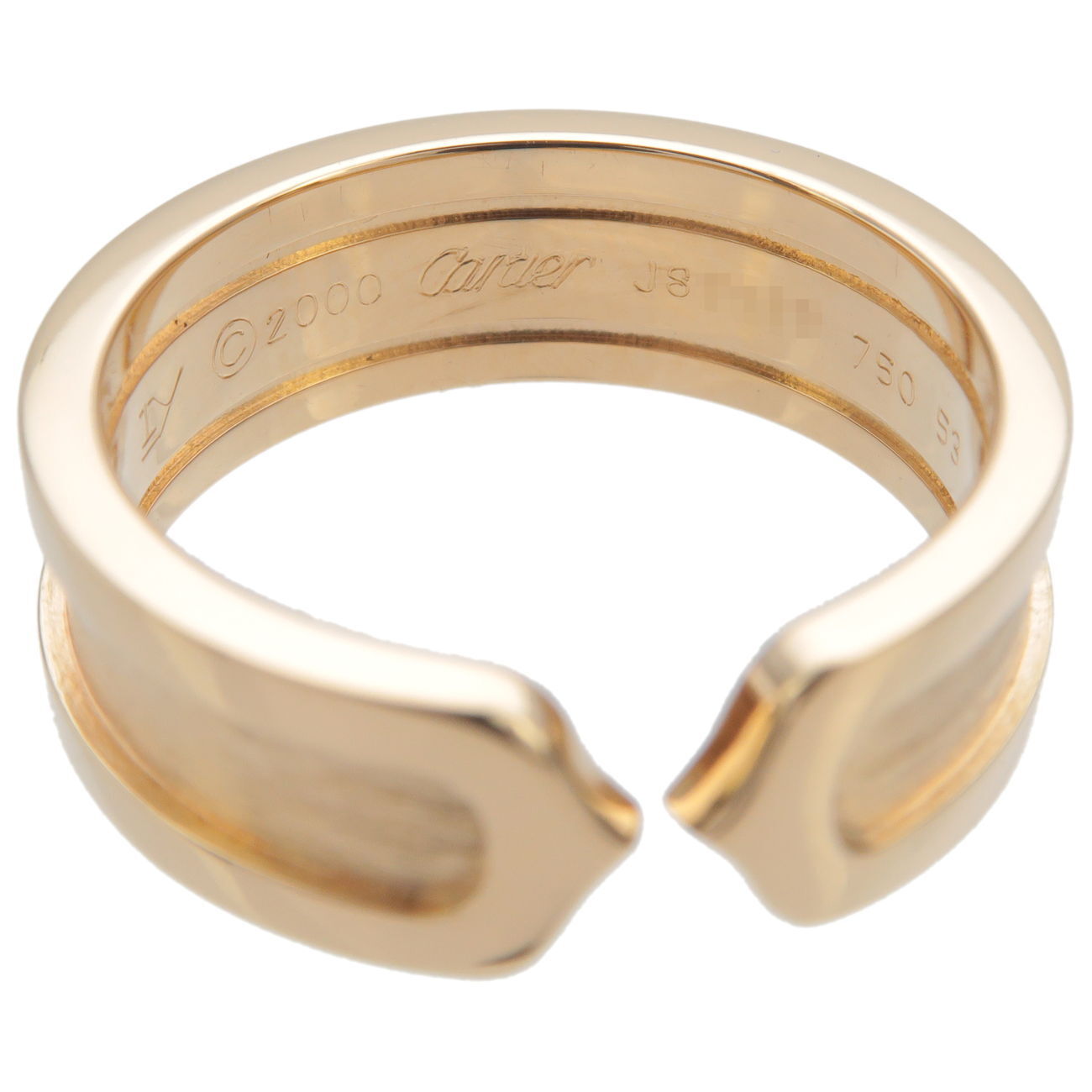 Cartier 2C Ring | eLADY Globazone CARTIER Gold 2C Ring main image 1