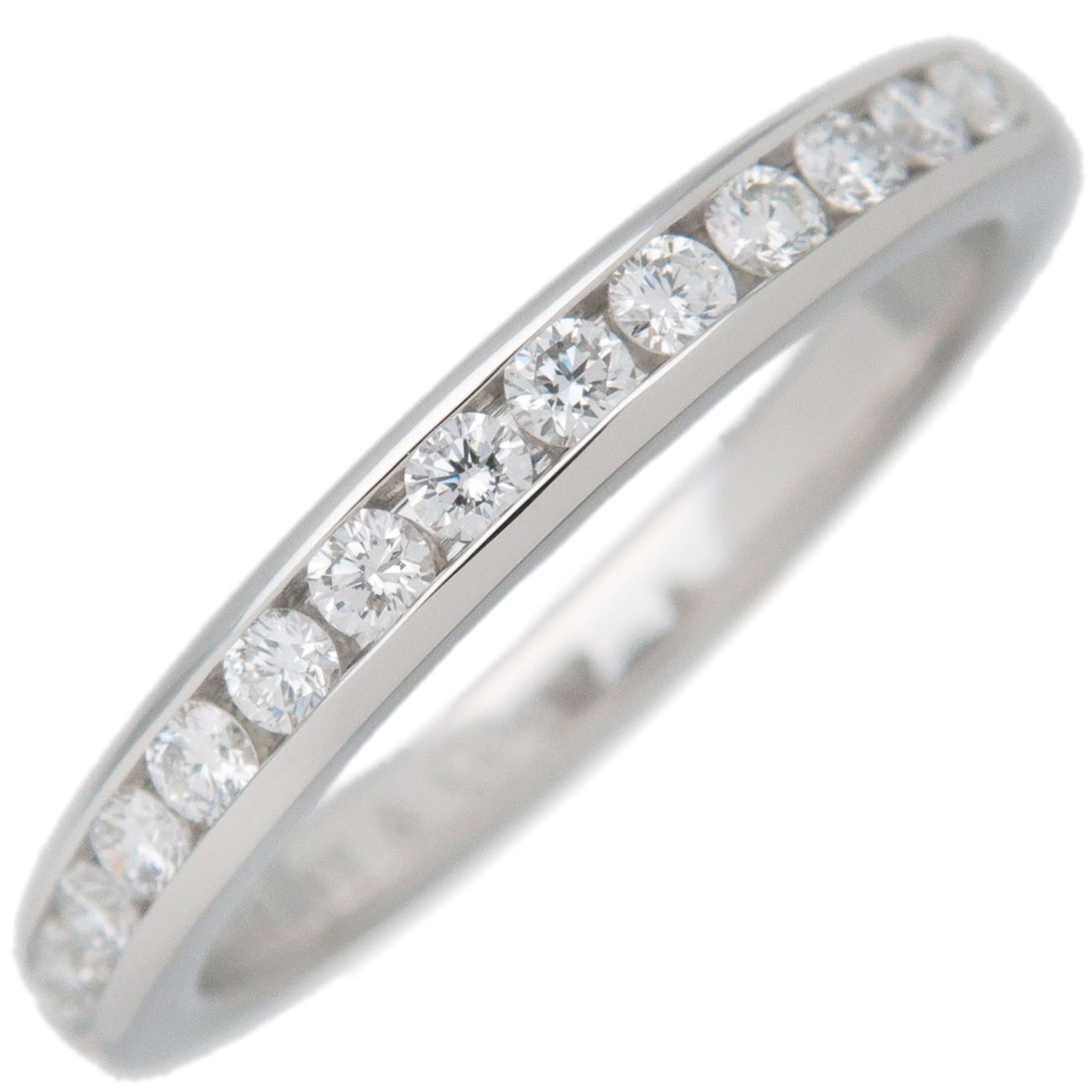 Tiffany  Co. Half Circle Channel Setting Diamond Ring