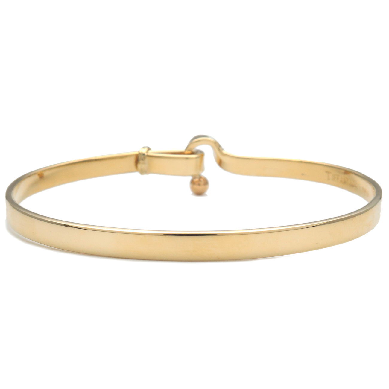 Tiffany & Co. Hook And Eye Bangle K18YG Yellow Gold | Tiffany & Co