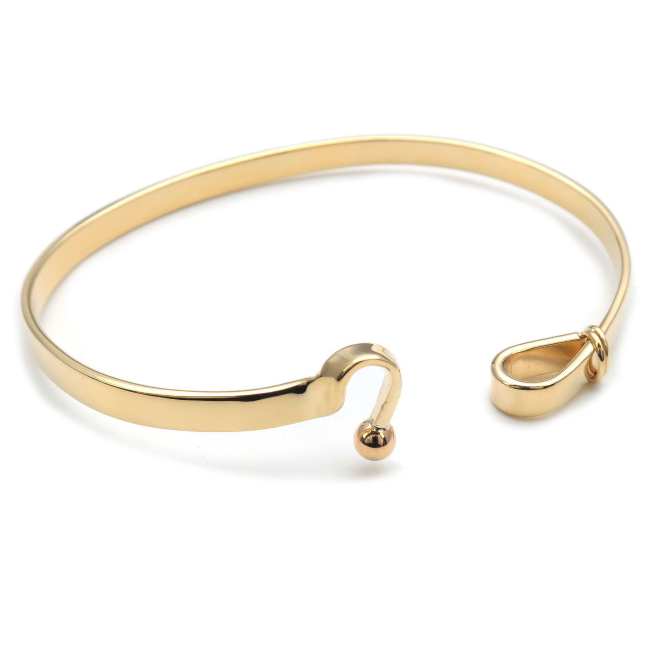 Tiffany & Co. Hook And Eye Bangle K18YG Yellow Gold | Tiffany & Co