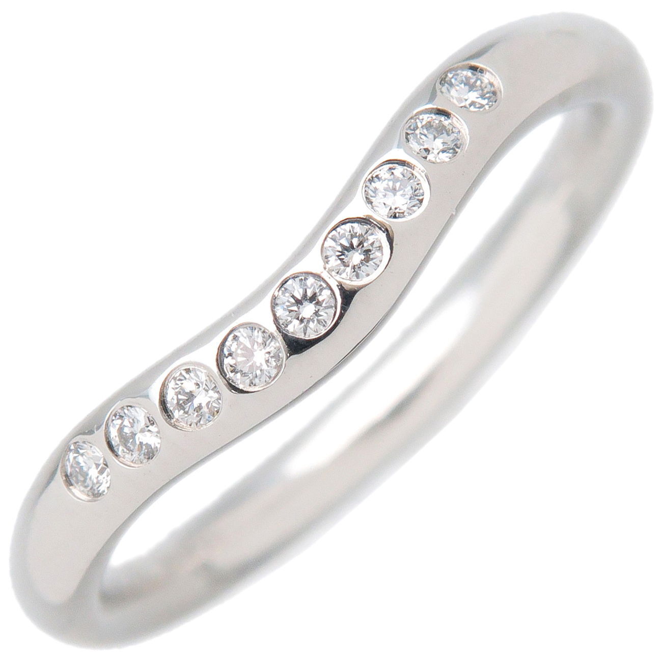 Tiffany  Co. Curved Band Ring