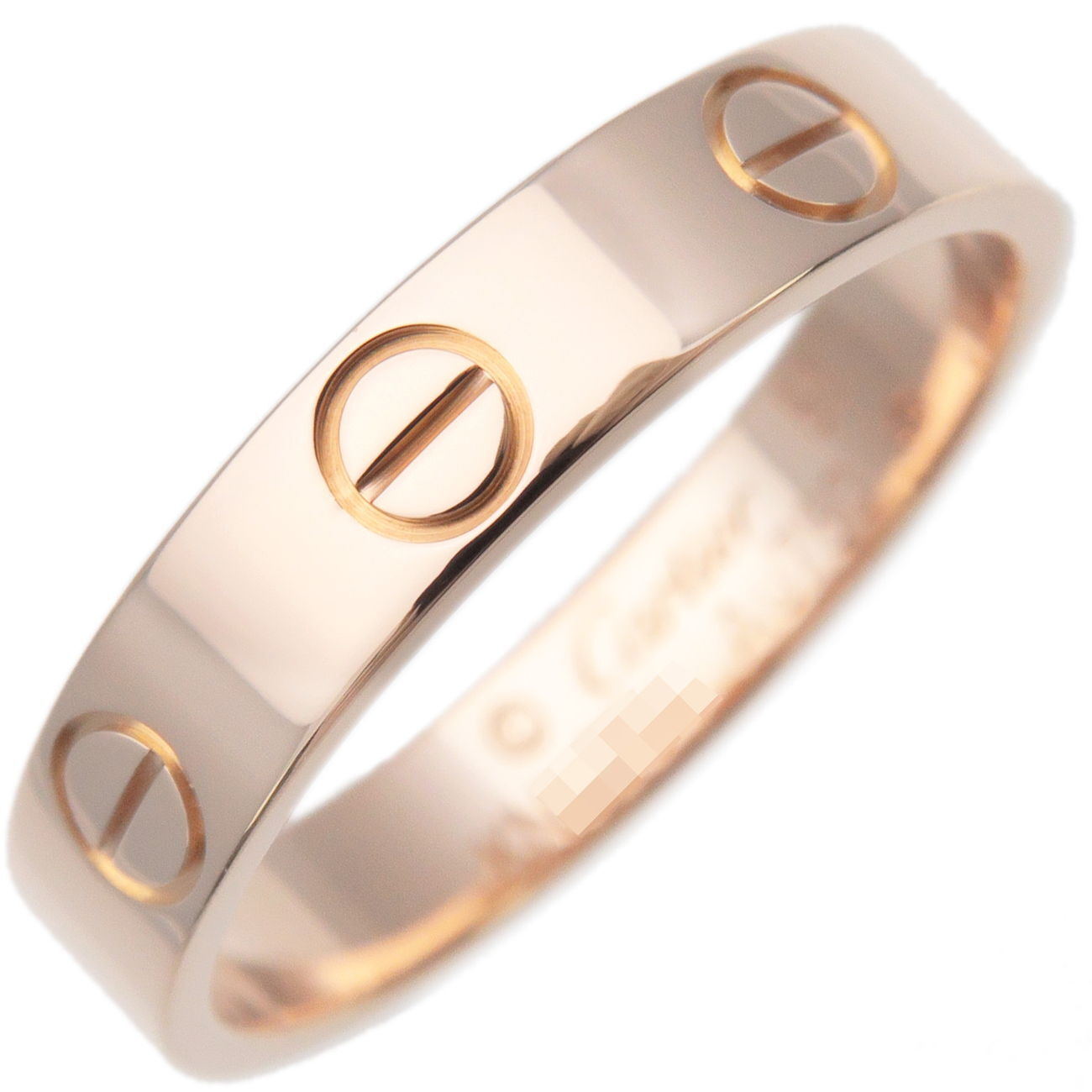 Authentic Cartier Mini Love Ring Rose Gold