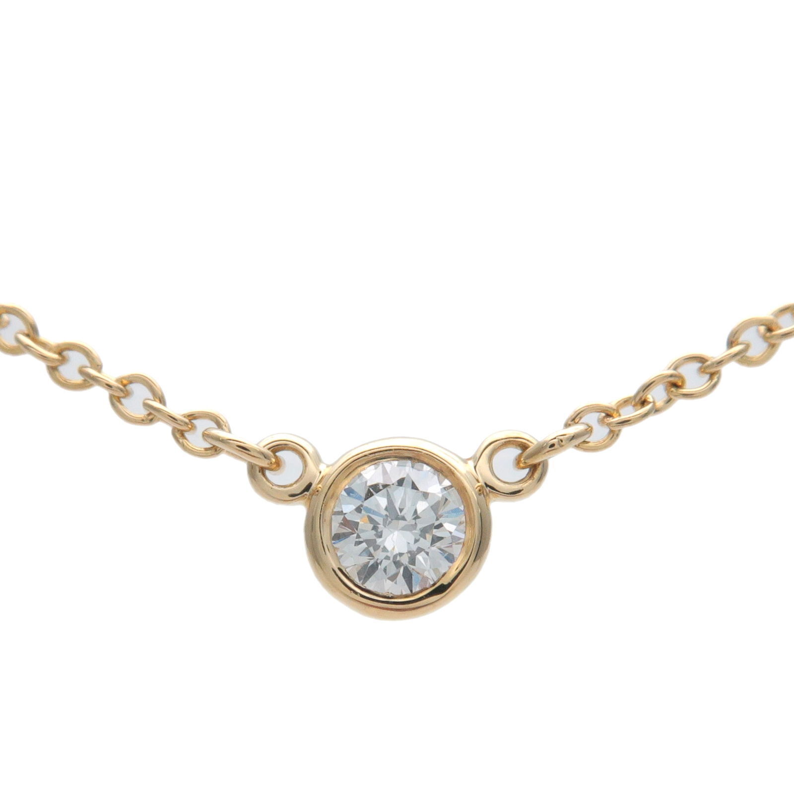 Tiffany  Co. By the Yard  Diamond Necklace Yellow Gold