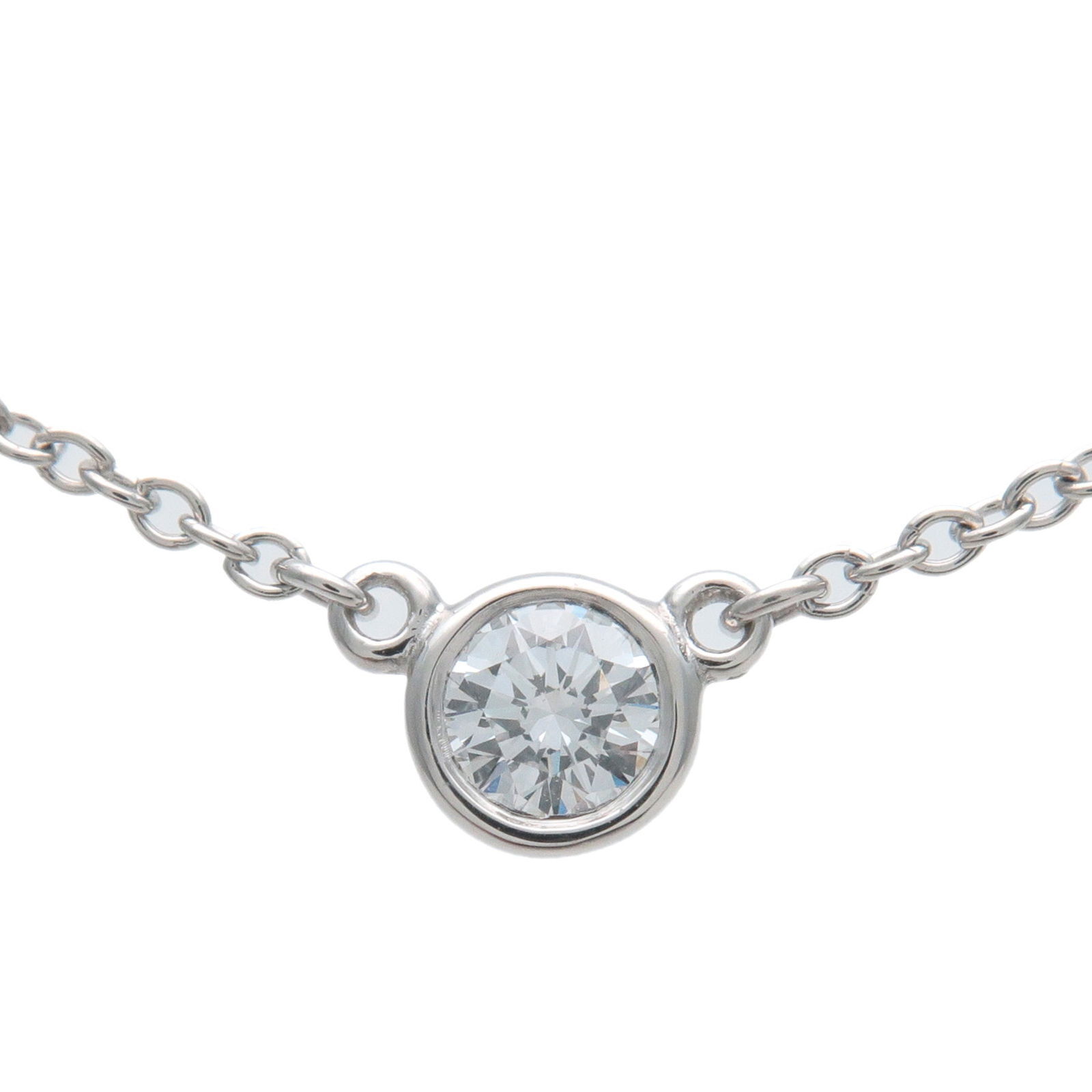 Tiffany  Co. By the Yard 1P Diamond Necklace  Platinum
