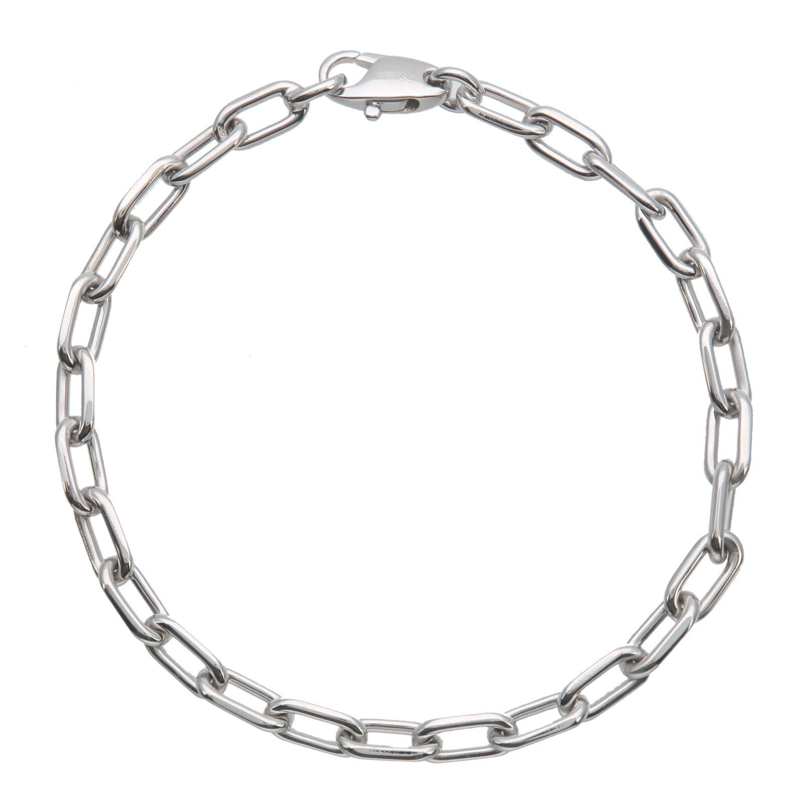 Cartier Spartacus Chain Bracele  White Gold