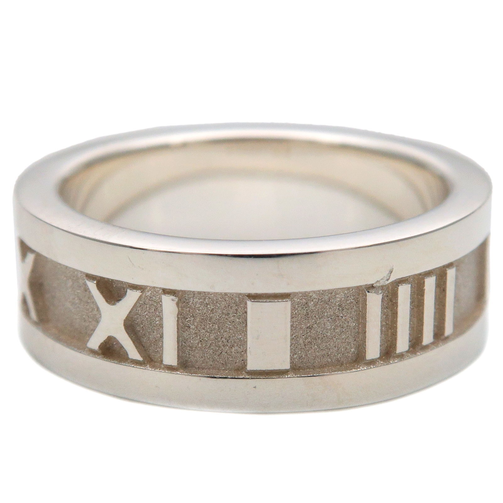 Tiffany  Co. Atlas Ring   Silver