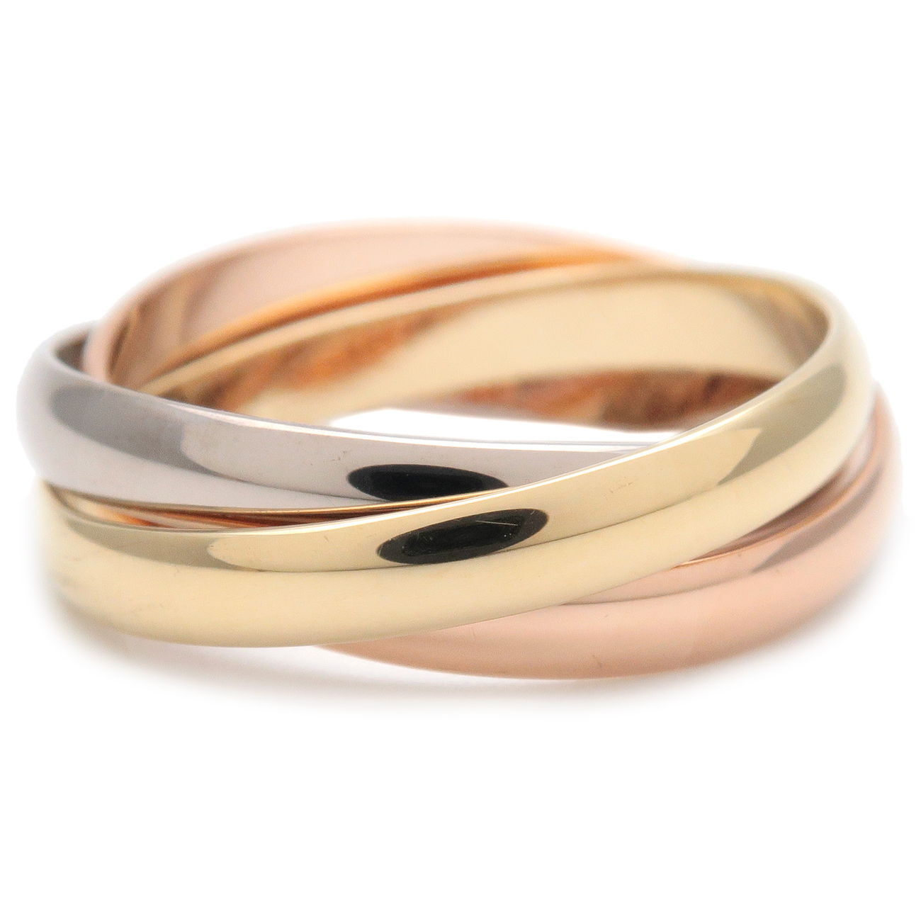 Cartier Trinity Ring SM K18 750YG/WG/PG