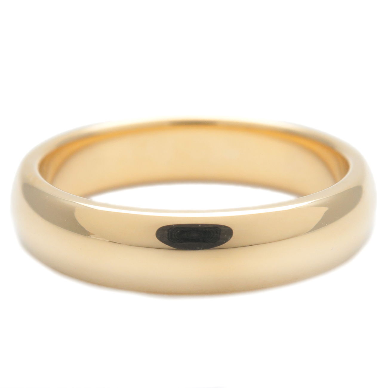 Tiffany  Co. Classic Band Ring 4.5mm K18YG Yellow Gold