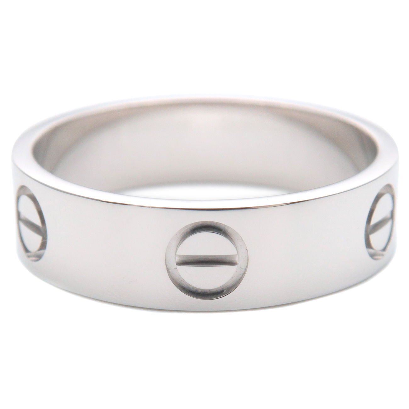 Cartier Love Ring K18WG 750WG White Gold