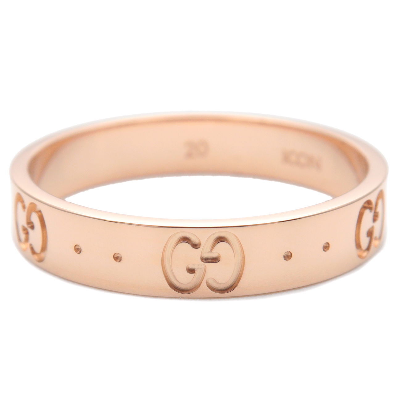 GUCCI Icon Ring K18PG 750PG Rose Gold