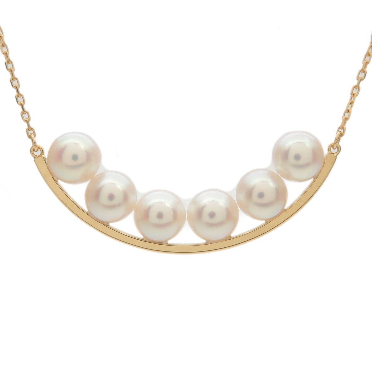 TASAKI Balance Plus Pearl Necklace K18YG 750YG Yellow Gold