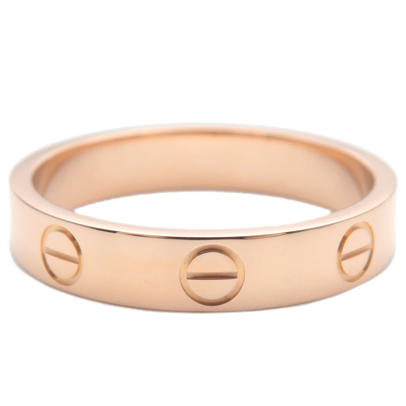 Authentic Cartier Mini Love Ring K18PG 750PG Rose