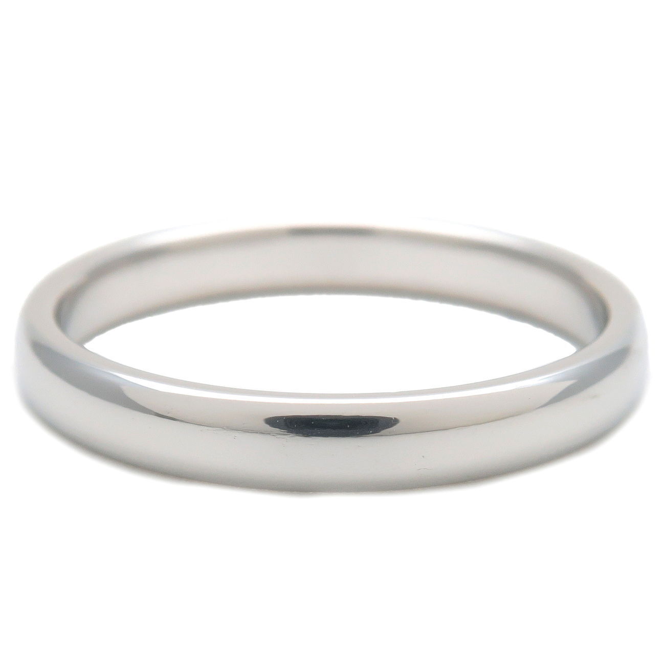 Authentic TiffanyCo. Classic Band Ring PT950 Platinum