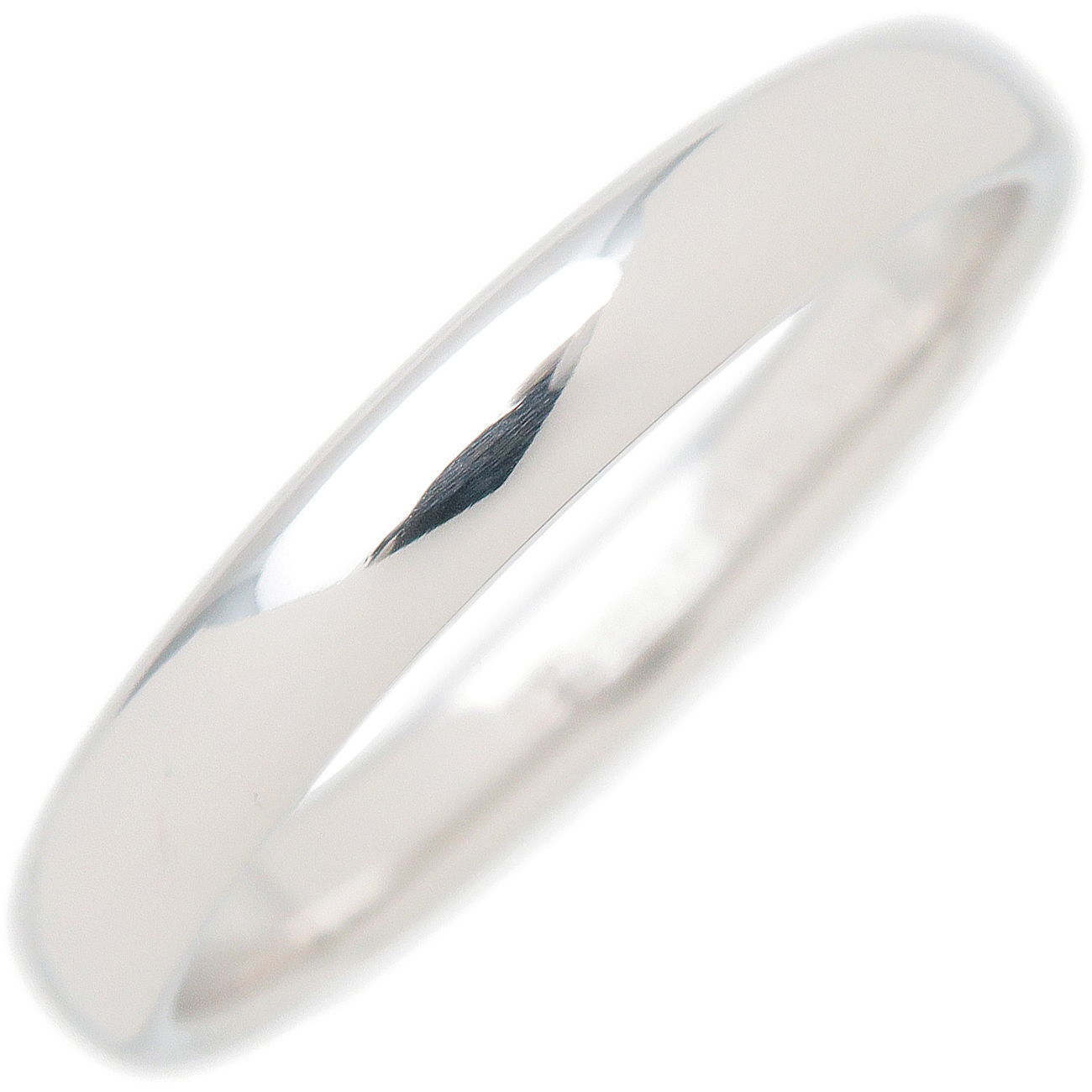 Auth TiffanyCo. Classic Band Ring