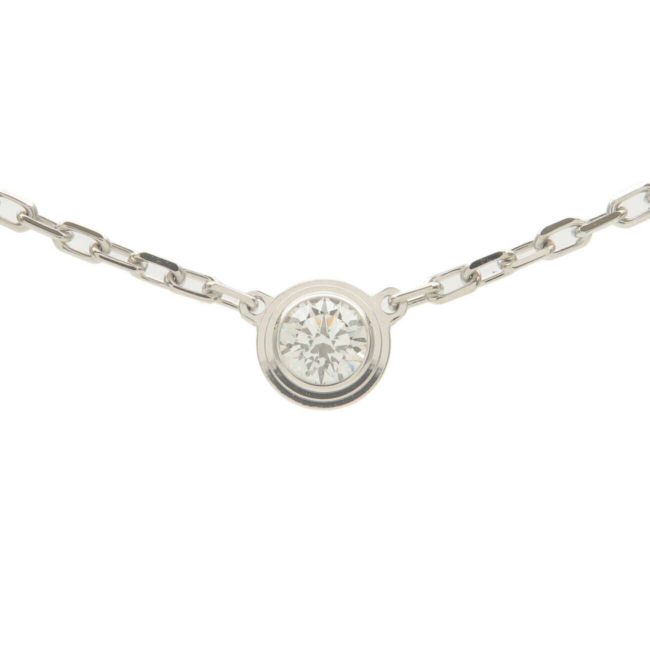 Cartier Diamant Légers   Diamond  Necklace K18WG