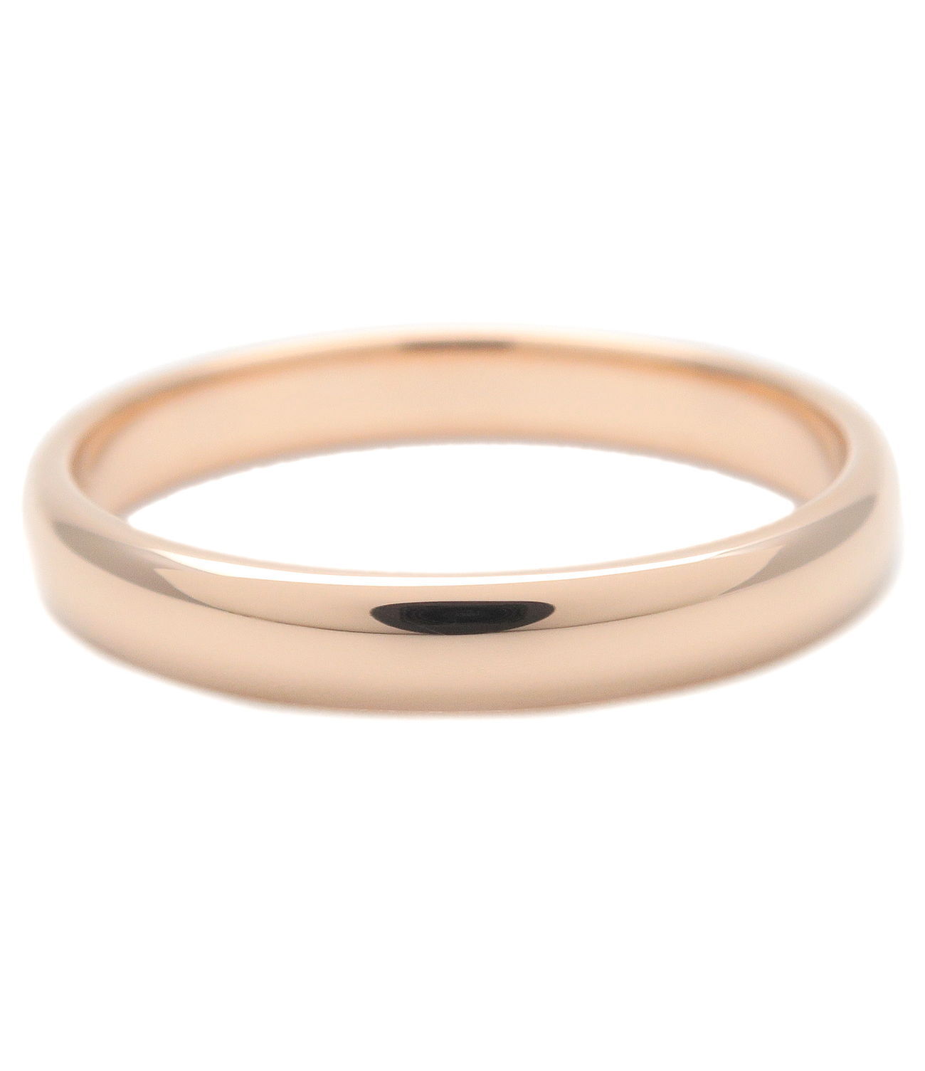 Tiffany  Co. Classic Band Ring K18PG 750PG Rose Gold US7.5 EU56 Used F/S
