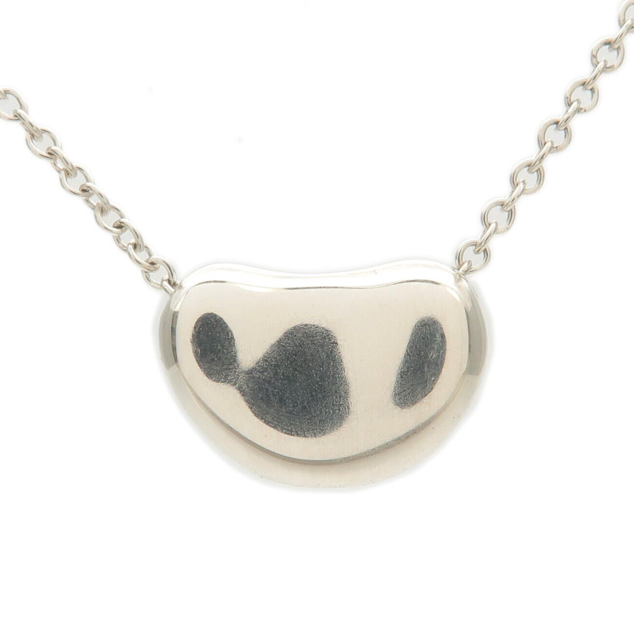Tiffany  Co. Bean Necklace Small SV925 Silver 925 Used F/S