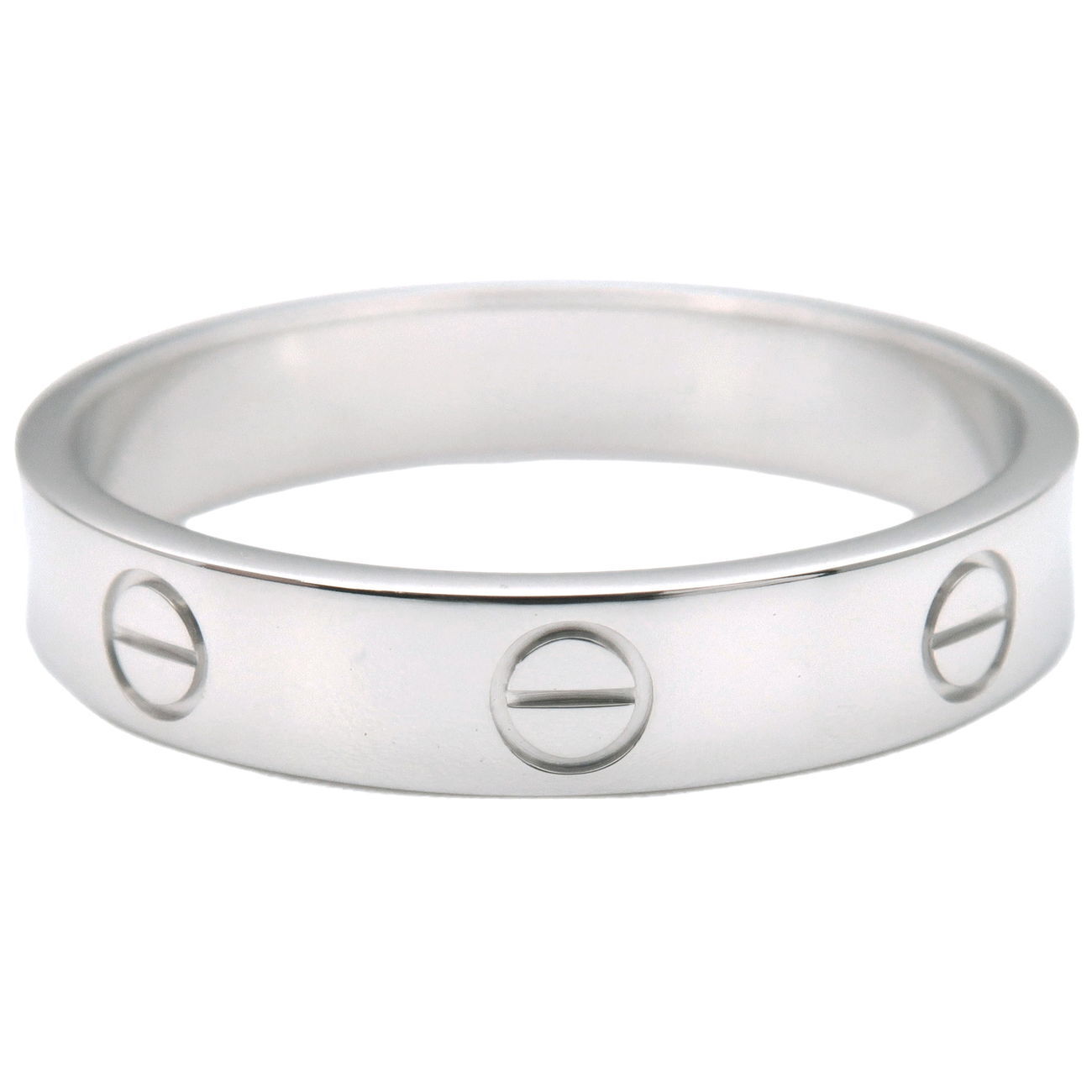 Cartier Mini Love Ring K18WG White Gold