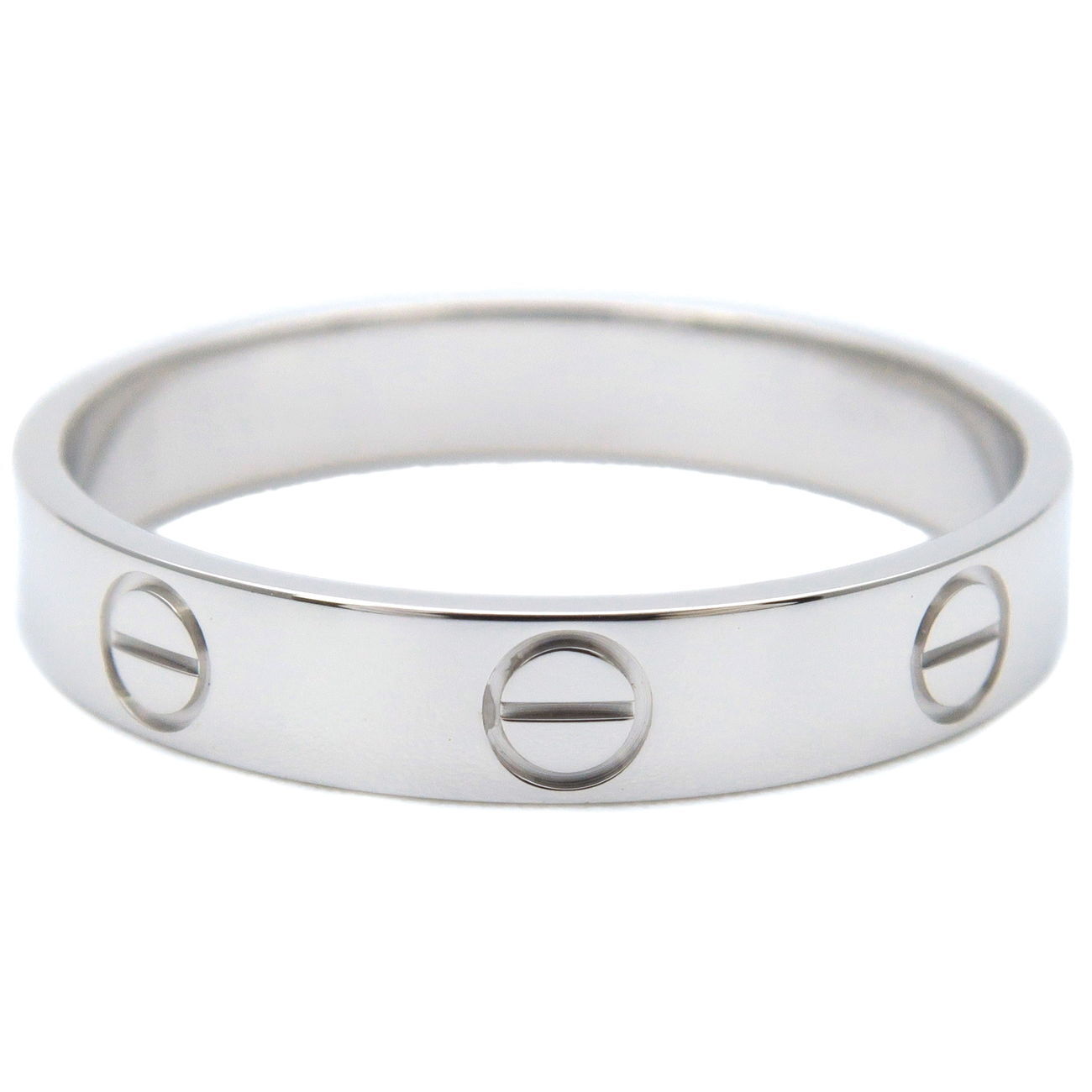 Cartier Mini Love Ring K18WG White Gold