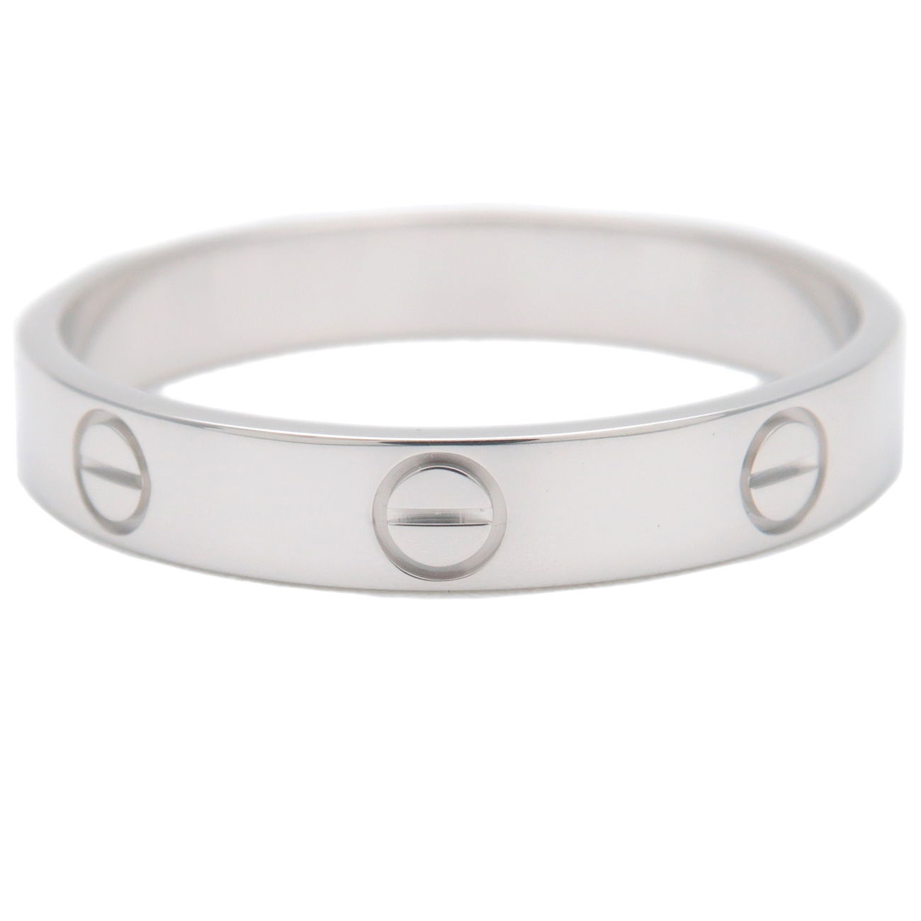 Cartier Mini Love Ring K18WG 750WG White Gold