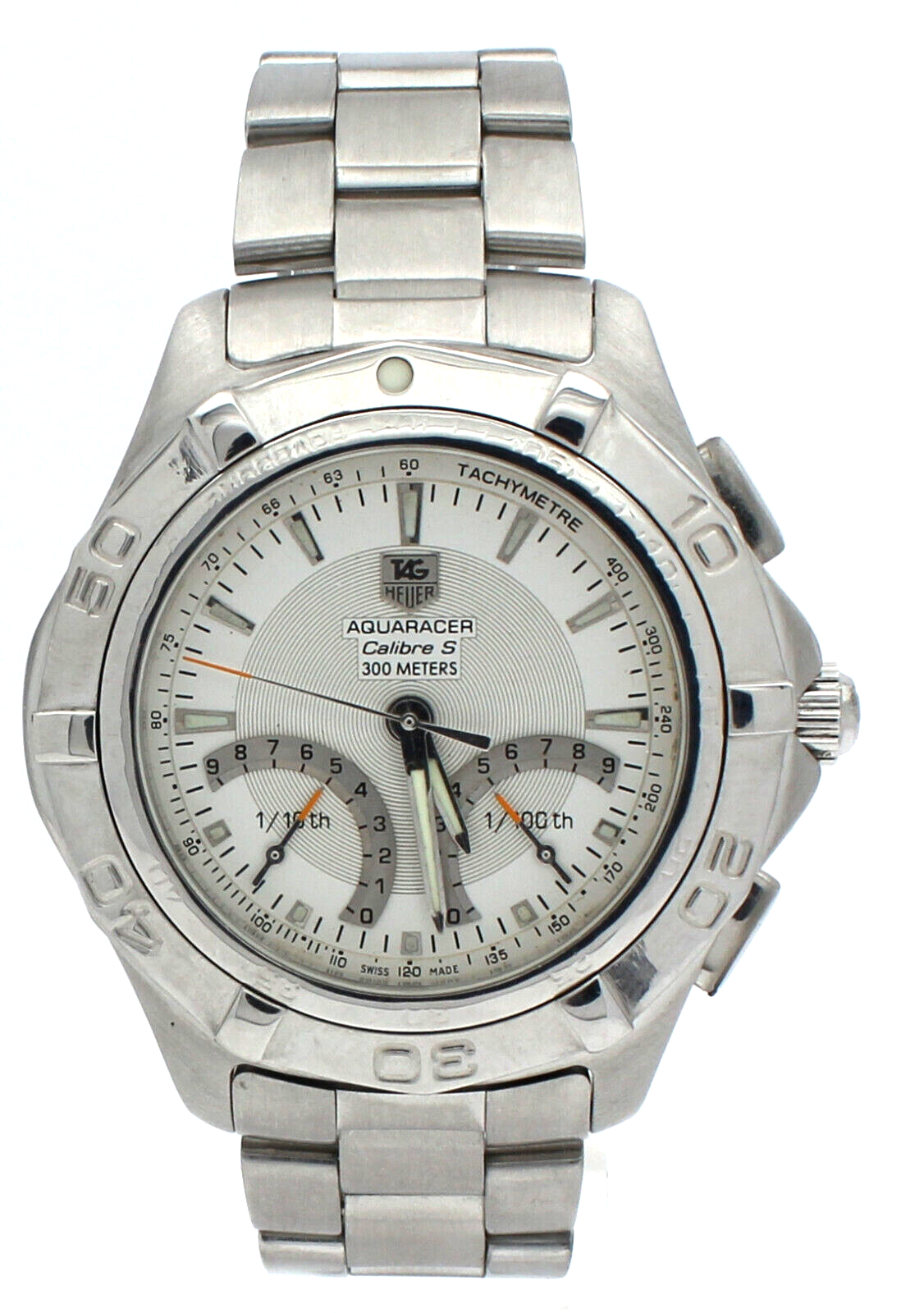 Tag Heuer Aquaracer Calibre S Regatta Chronograph Quartz 42mm Mens Watch CAF7110