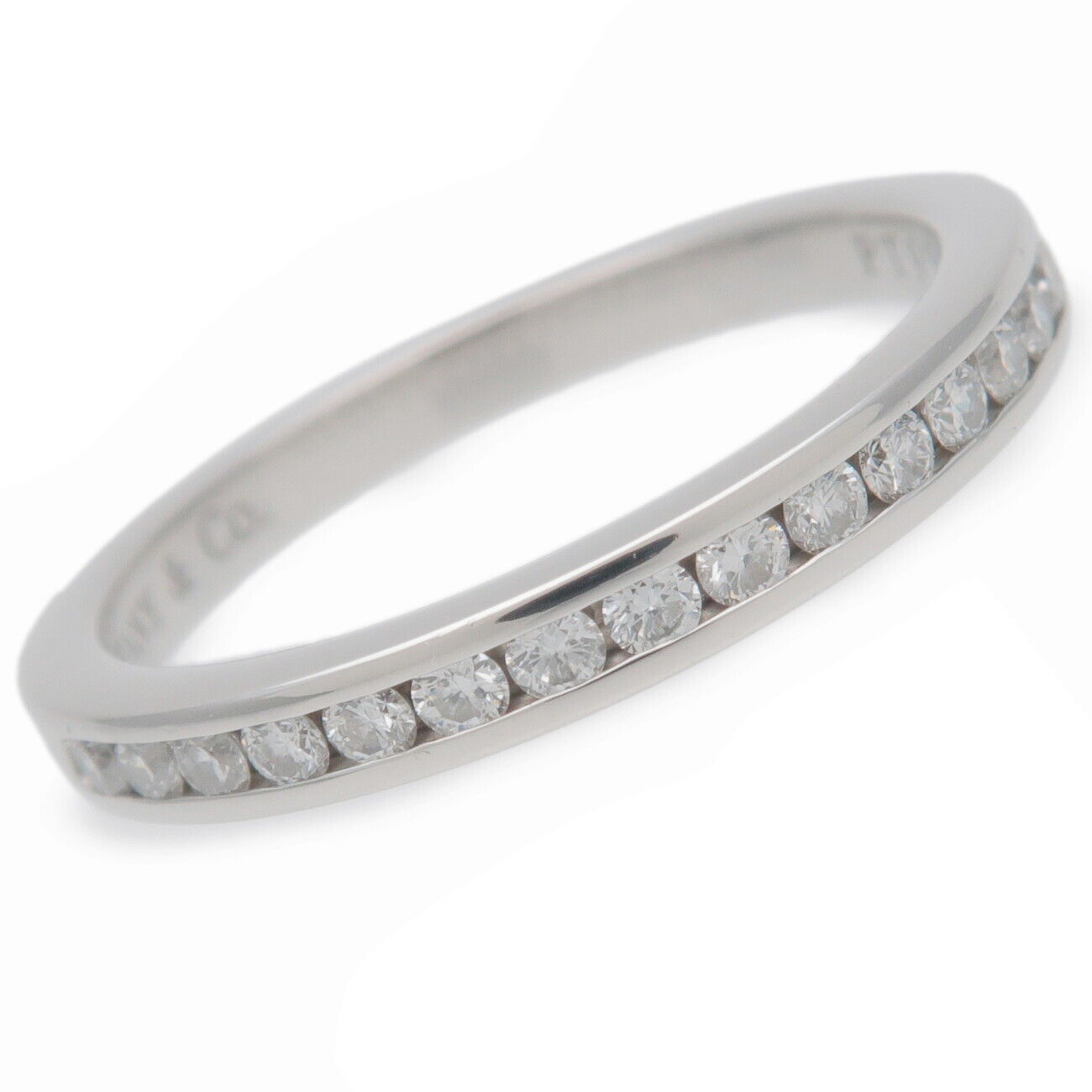 Tiffany  Co. Half Circle Channel Setting Diamond Ring