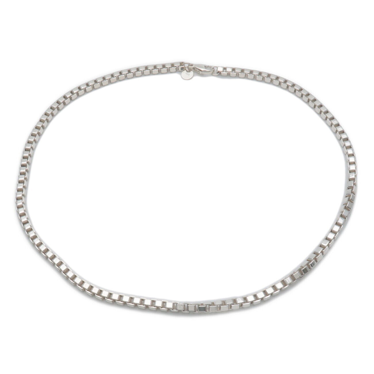 TiffanyCo. Venetian Link Necklace SV925 Silver 925