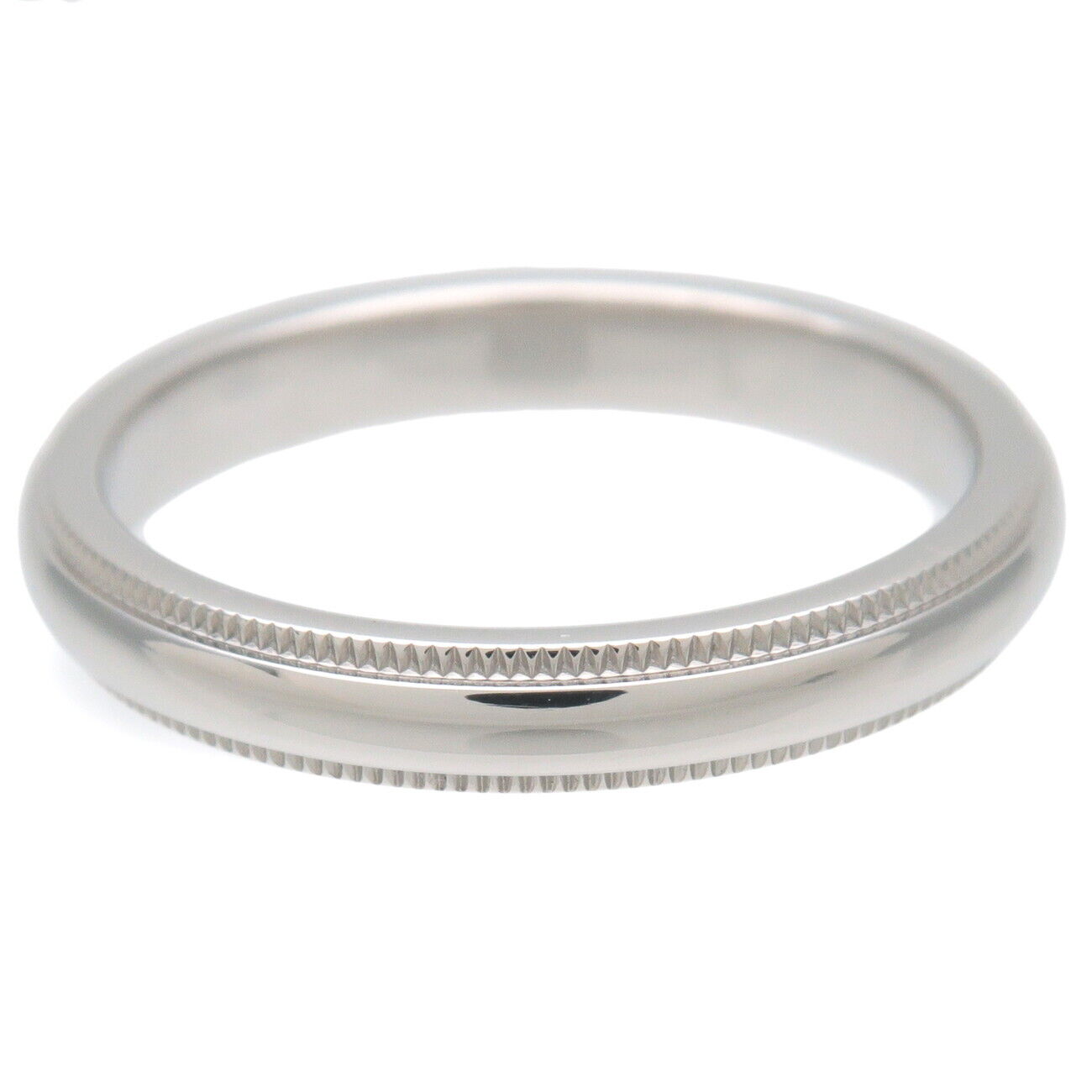 TiffanyCo. Milgrain Band Ring PT950 Platinum