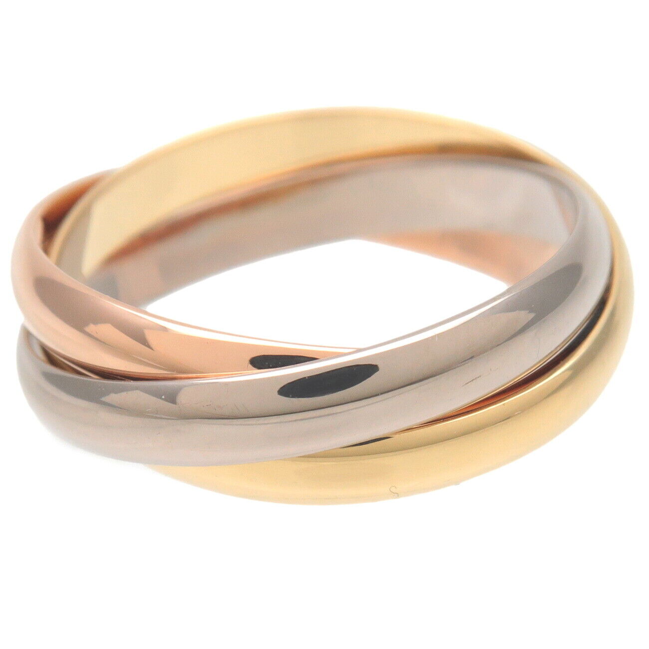 Cartier Trinity Ring SM K18 750YG/WG/PG