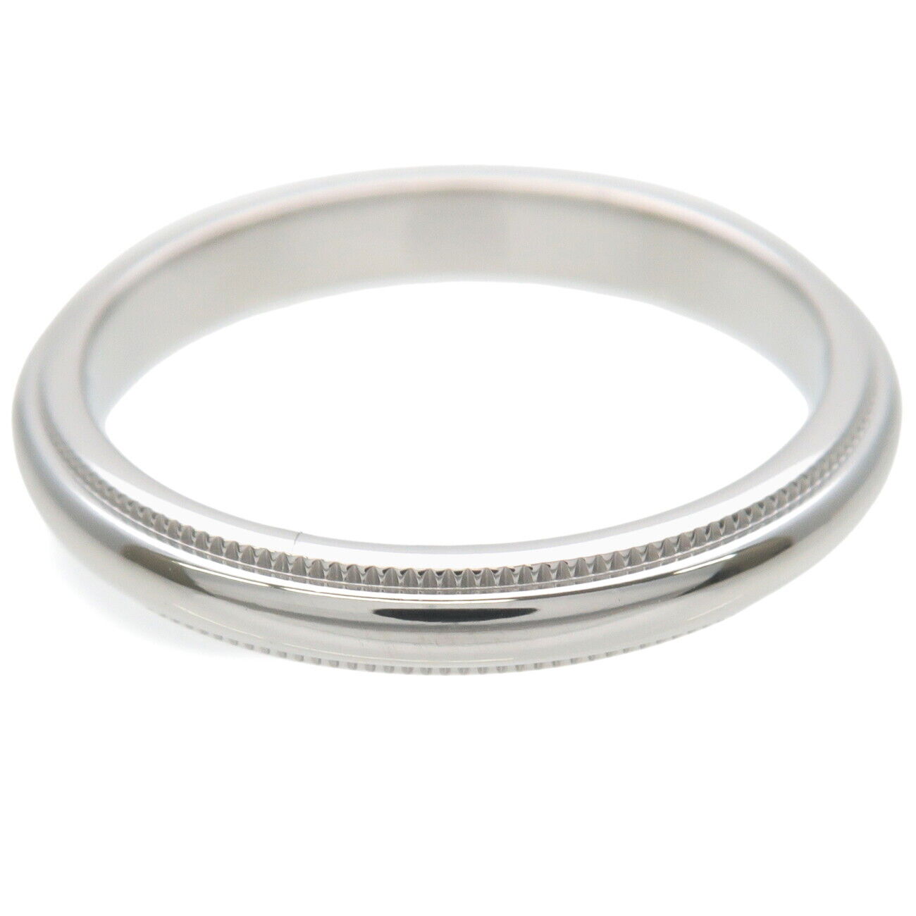 TiffanyCo. Milgrain Band Ring PT950 Platinum