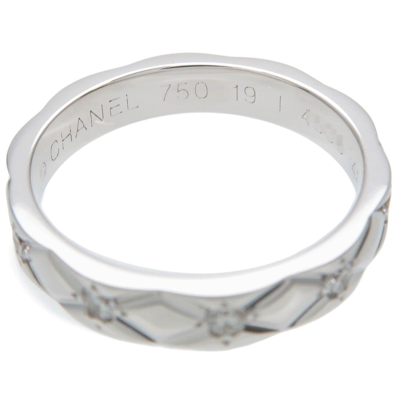 CHANEL Matelasse 10P Diamond Ring PT950 Platinum | CHANEL | Buy at 