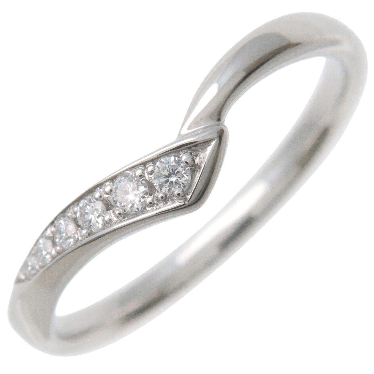 4°C 6P Diamond Ring PT950 Platinum
