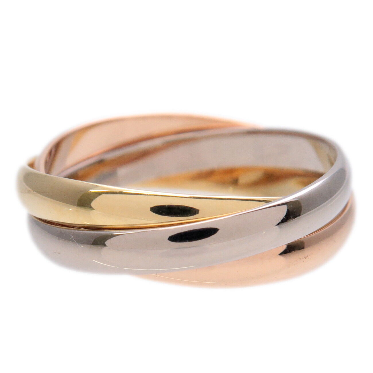 Cartier Trinity Ring SM K18 750YG/WG/PG