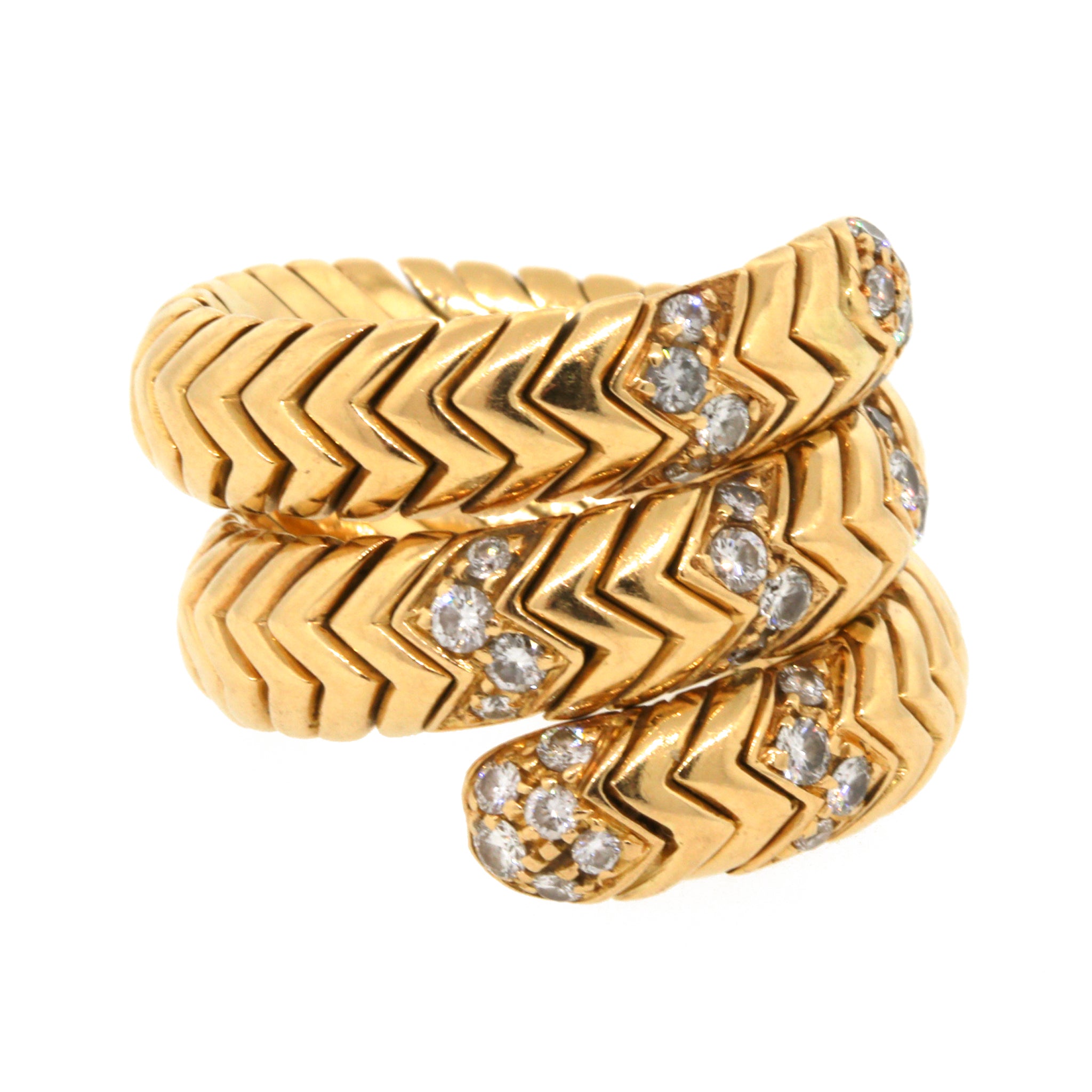 Bulgari Spiga Diamond Ring