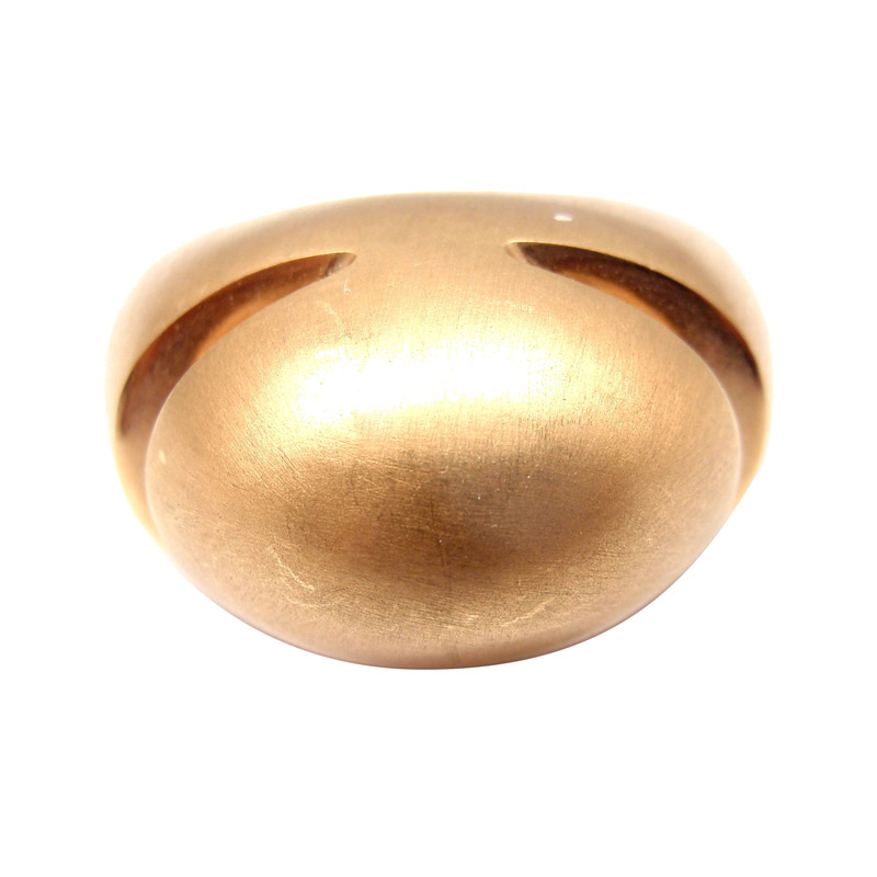 Bulgari 18K Yellow Gold Dome Band Ring