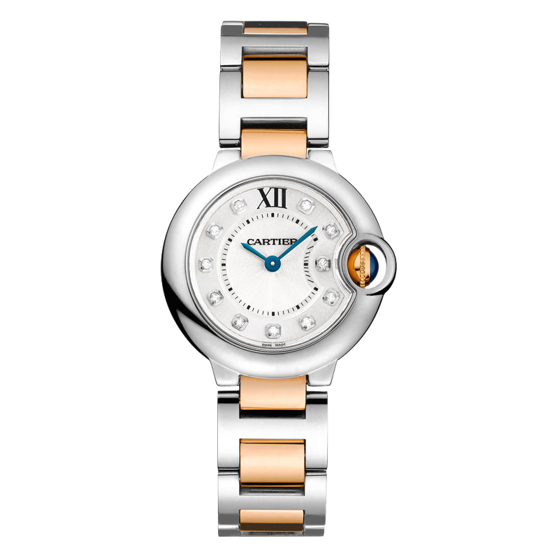 Cartier Ballon Bleu WE902030 Stainless Steel  Rose Gold Watch
