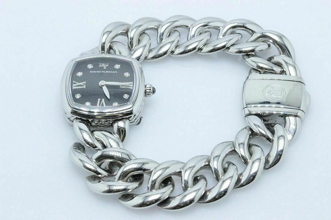 David Yurman Albion 23MM Stainless Steel Watch With Diamond 