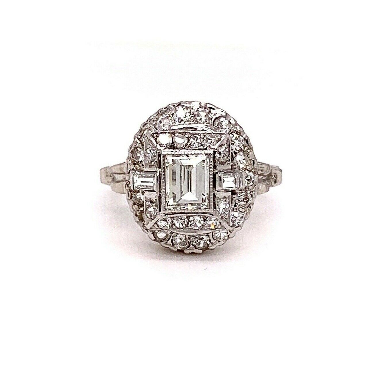 Antique Edwardian Era Diamond Ring 1.45 ctw G-VS