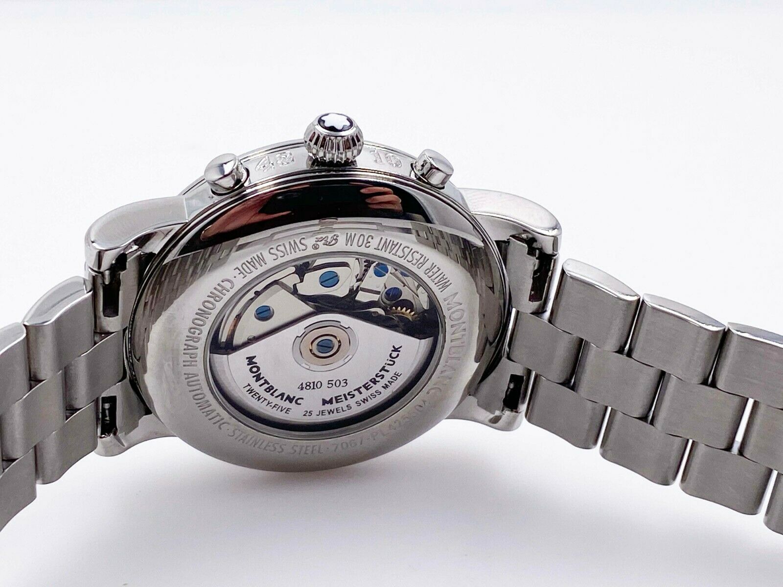 MontBlanc 7067 Meisterstruck Star GMT XXL Chronograph 