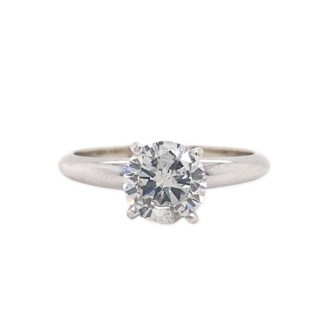 Round Brilliant Diamond  0.95 cts G SI2 Solitaire Engagement Ring